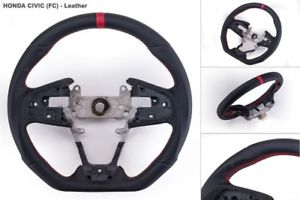 Buddy club racing leather fk8 steering wheel/ 16+civics